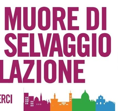 striscione FIRENZE MUORE